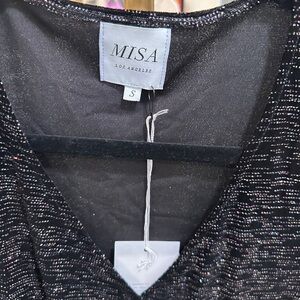 Misa LA Setarah Dress Black Sparkle Dress